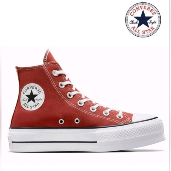 Converse Chuck Taylor Al Star Lift Women's Platform High-Top Sneakers - Picture 1 of 8